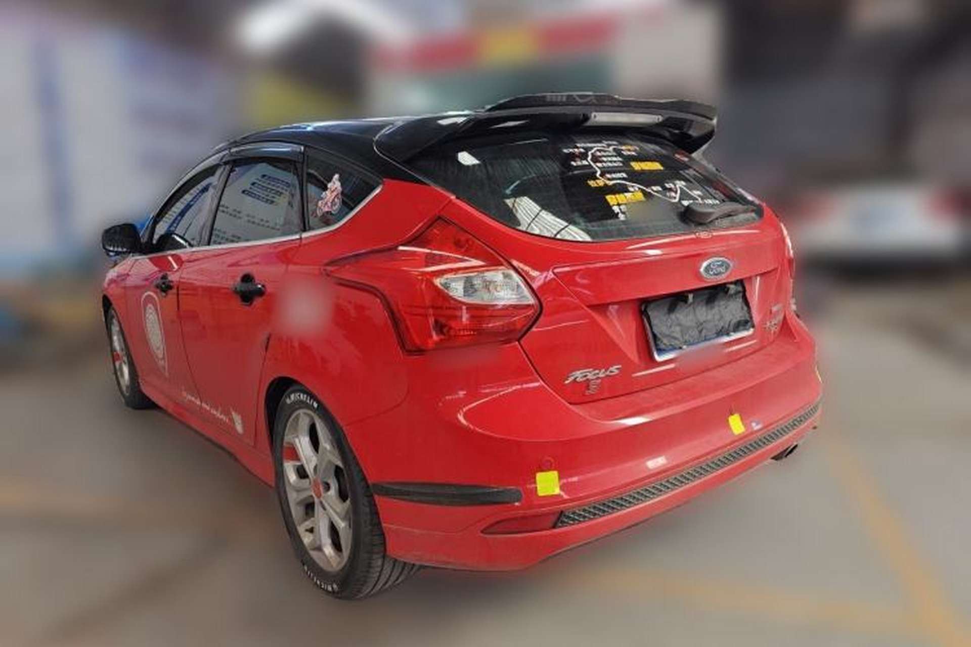 Used Ford Focus 2012 Hatchback 2.0L Manual Luxury Sport Model Rear Left 45 Deg