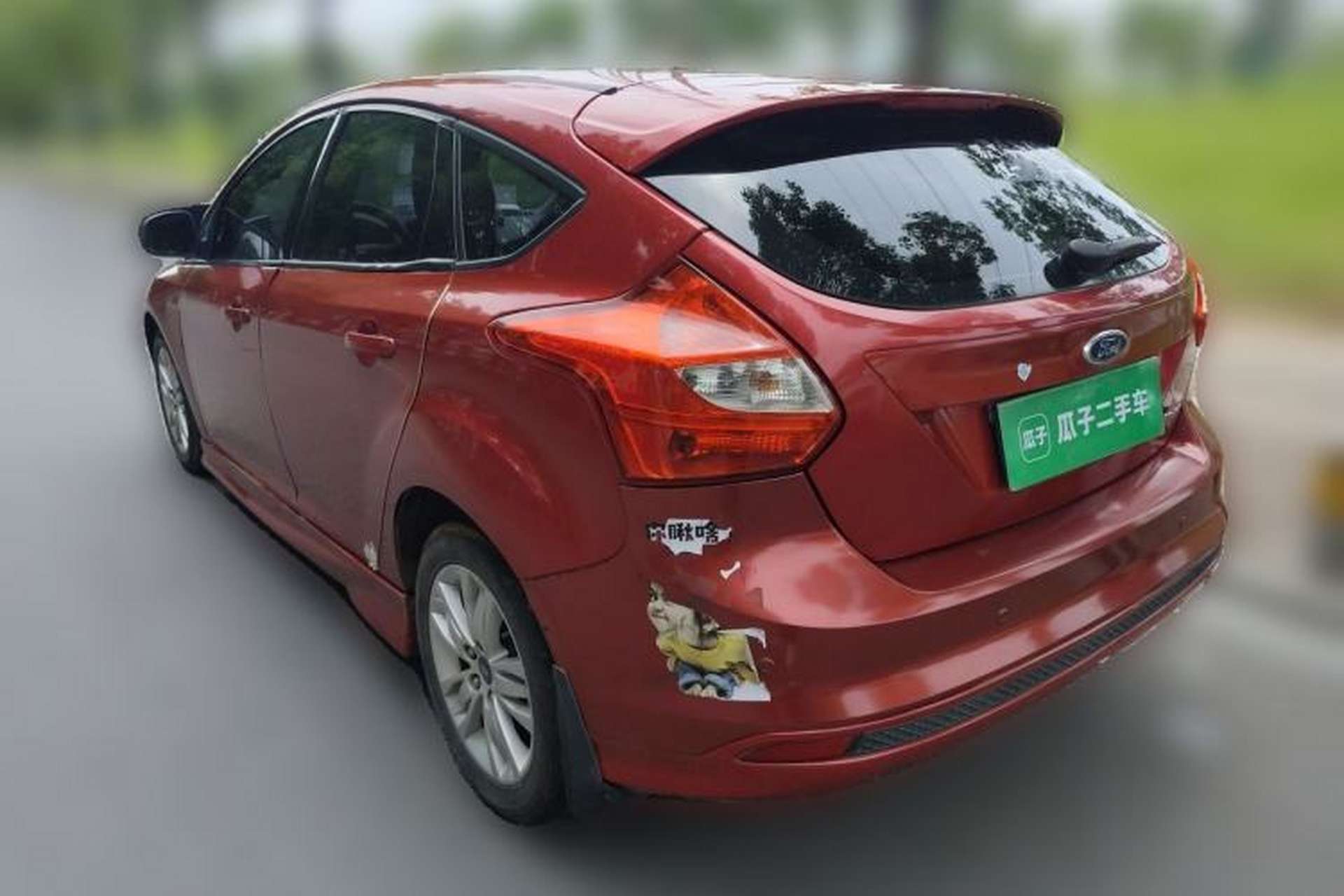 Used Ford Focus 2012 Hatchback 1.6L Automatic Comfort Model Rear Left 45 Deg