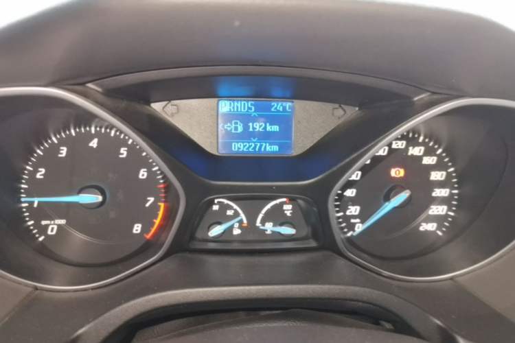 Used Ford Focus 2012 Sedan 1.6L Automatic Fashion Edition Odometer Close Up