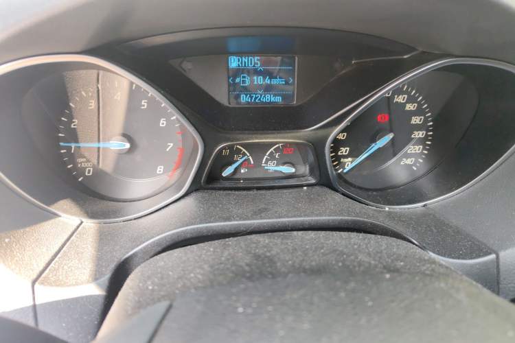 Used Ford Focus 2012 Hatchback 1.6L Automatic Fashion Edition Odometer Close Up