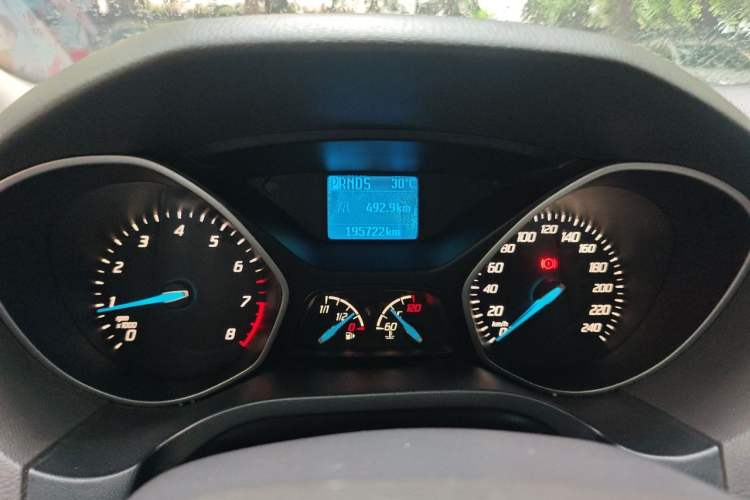 Used Ford Focus 2012 Sedan 1.6L Automatic Comfort Model Odometer Close Up
