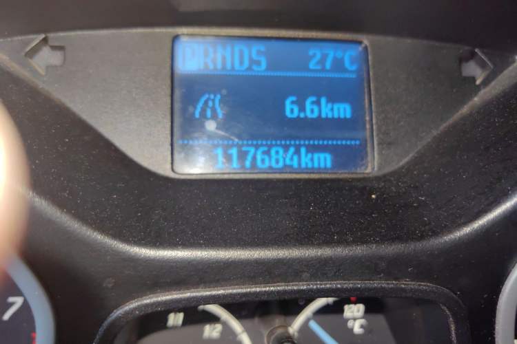 Used Ford Focus 2012 Sedan 1.6L Automatic Comfort Model Odometer Close Up