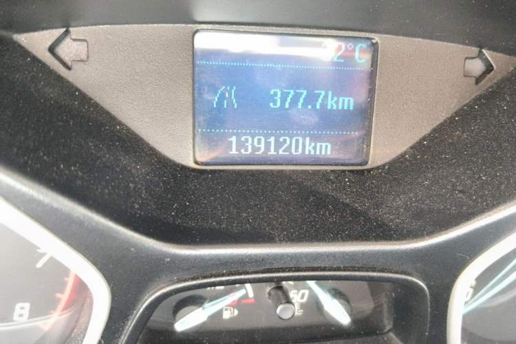 Used Ford Focus 2012 Hatchback 1.6L Manual Comfort Model Odometer Close Up