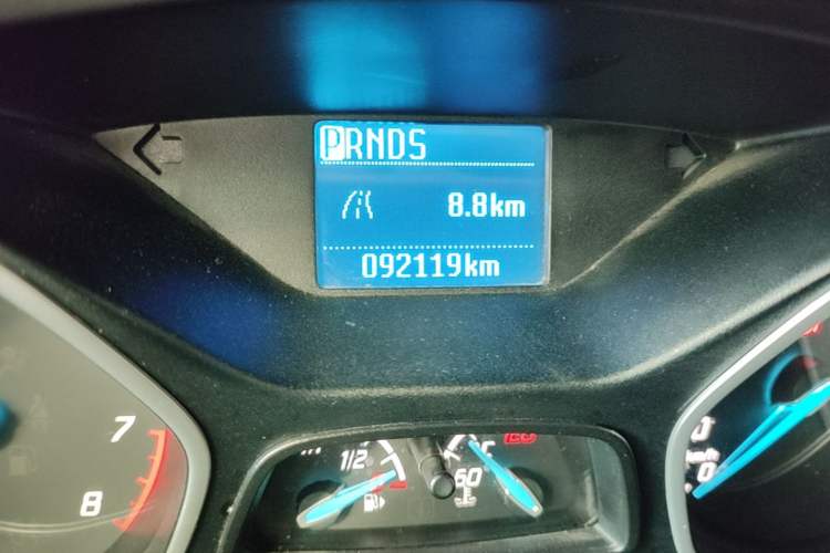 Used Ford Focus 2012 Sedan 1.6L Automatic Comfort Model Odometer Close Up