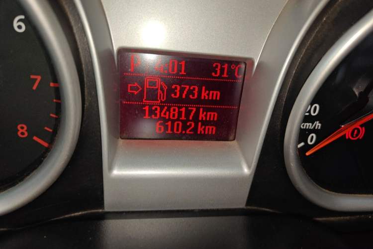 Used Ford Focus 2012 Hatchback Classic 1.8L Automatic Base Model Odometer Close Up