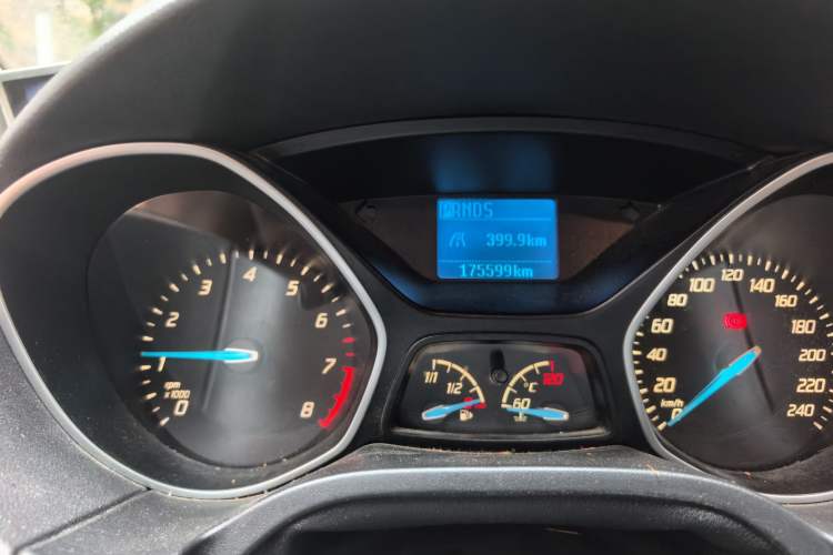 Used Ford Focus 2012 Hatchback 1.6L Automatic Comfort Model Odometer Close Up