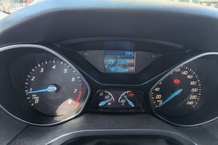 Used Ford Focus 2012 Sedan 1.6L Manual Fashion Edition Odometer Close Up