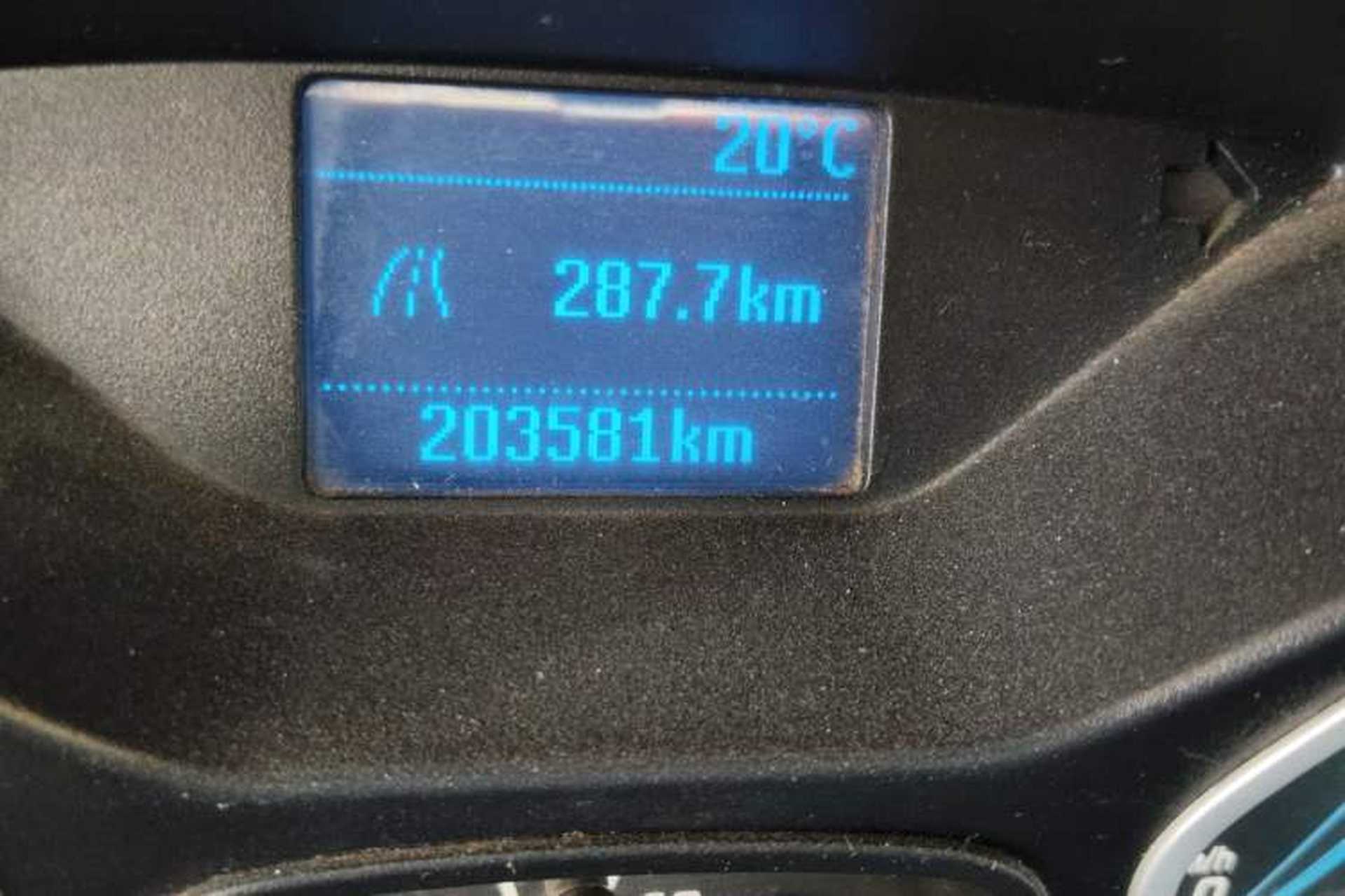 Used Ford Focus 2012 Sedan 1.6L Manual Comfort Model Odometer Close Up