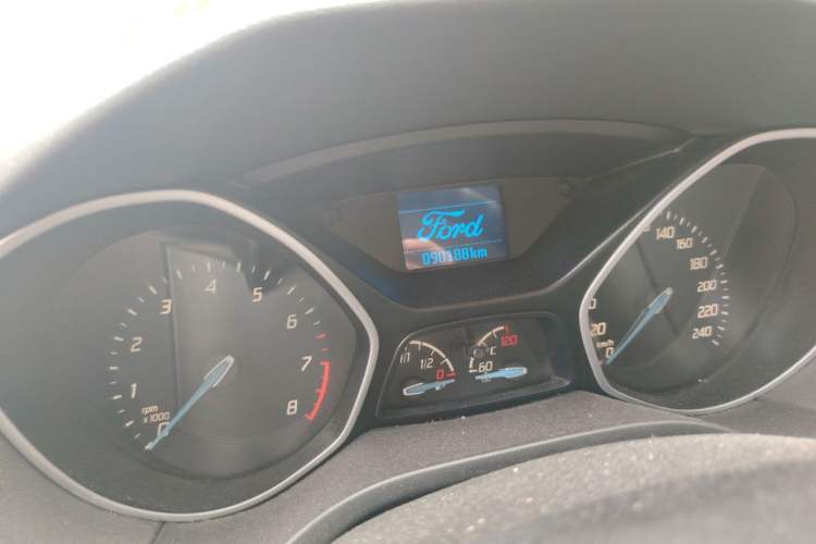 Used Ford Focus 2012 Hatchback 1.6L Automatic Comfort Model Odometer Close Up