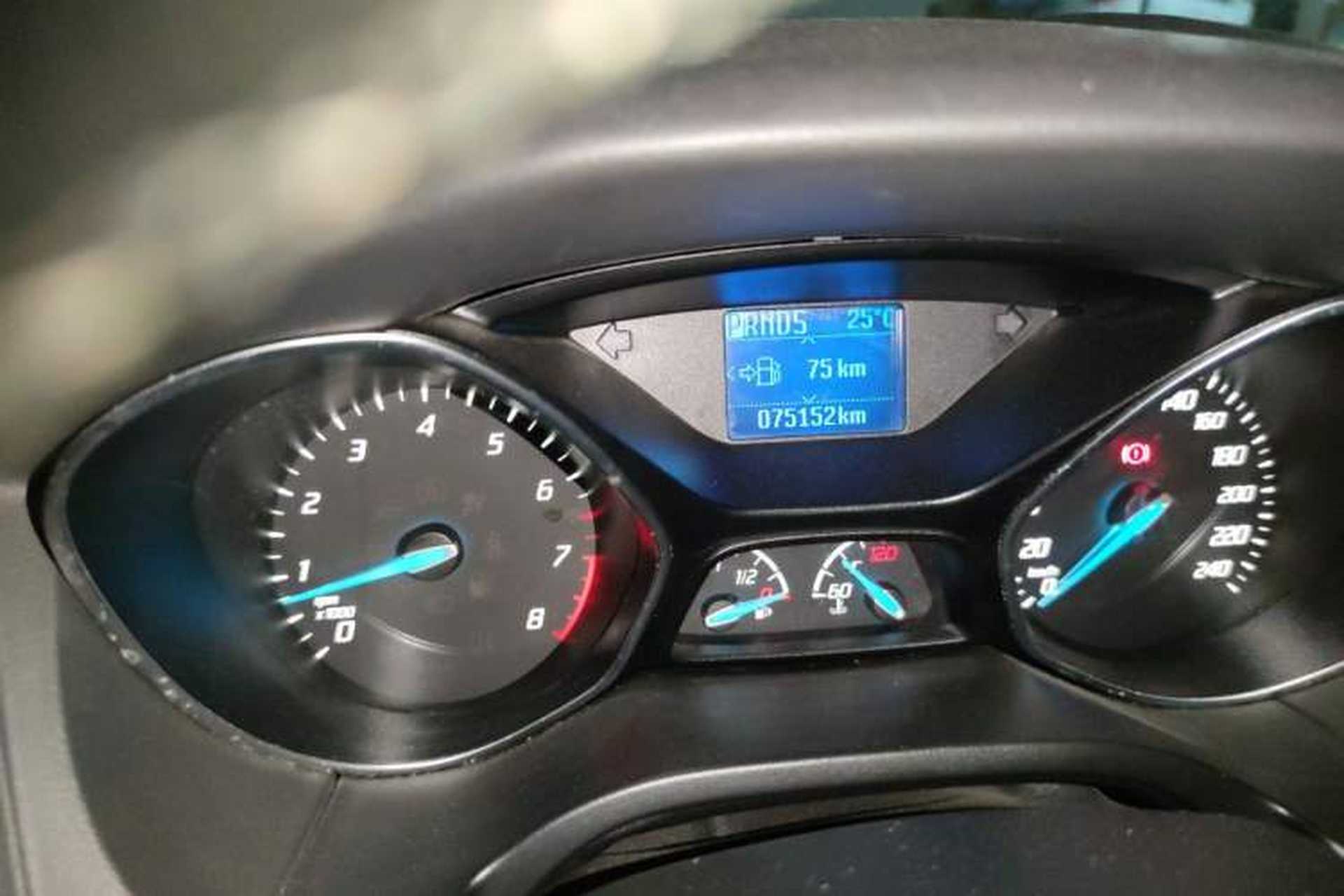 Used Ford Focus 2012 Hatchback 1.6L Automatic Fashion Edition Odometer Close Up