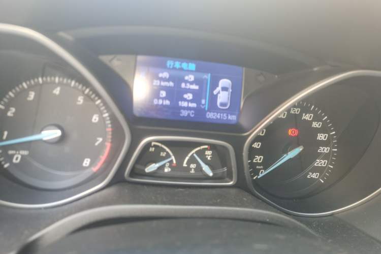 Used Ford Focus 2012 Hatchback 2.0L Manual Luxury Sport Model Odometer Close Up