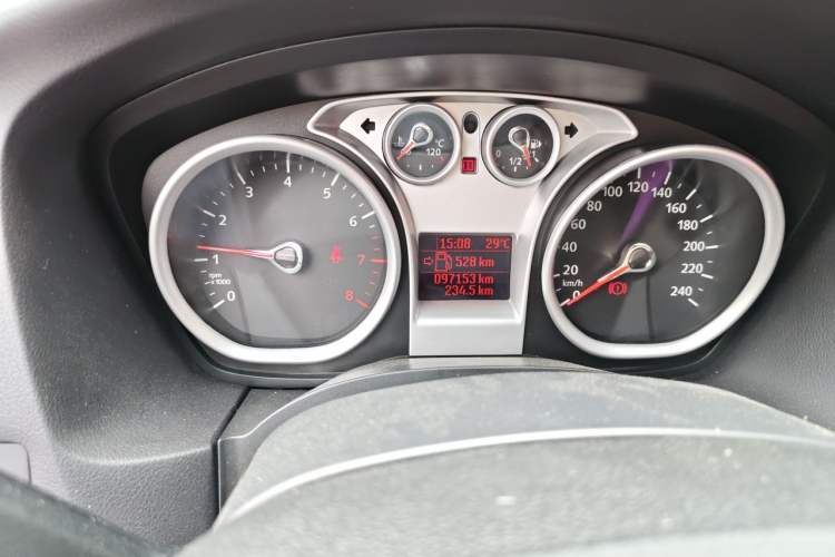 Used Ford Focus 2012 Hatchback Classic 1.8L Automatic Base Model Odometer Close Up