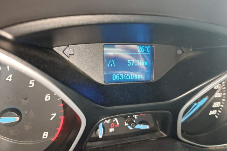 Used Ford Focus 2012 Hatchback 1.6L Manual Comfort Model Odometer Close Up