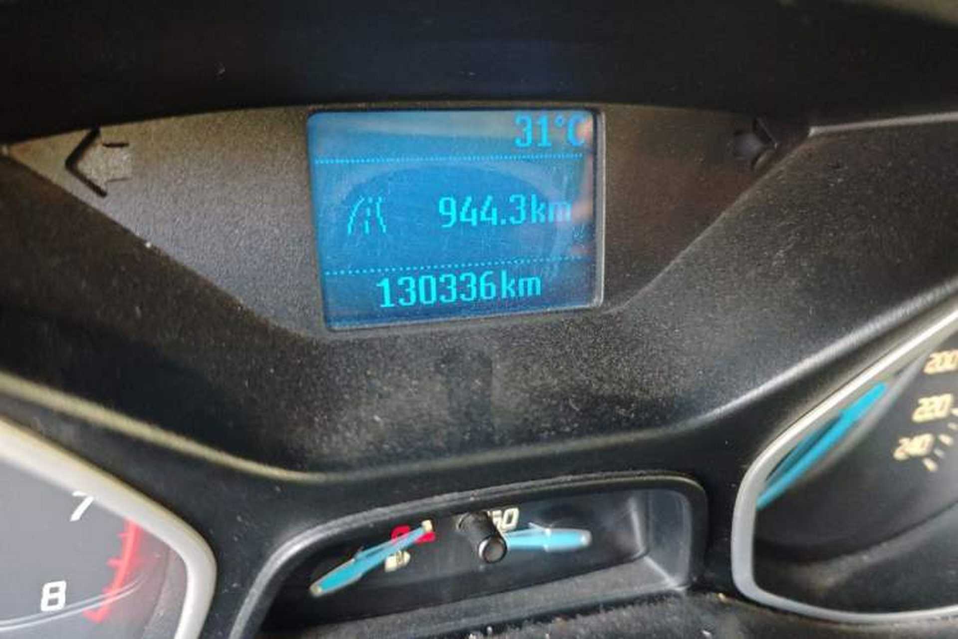 Used Ford Focus 2012 Sedan 1.6L Manual Comfort Model Odometer Close Up
