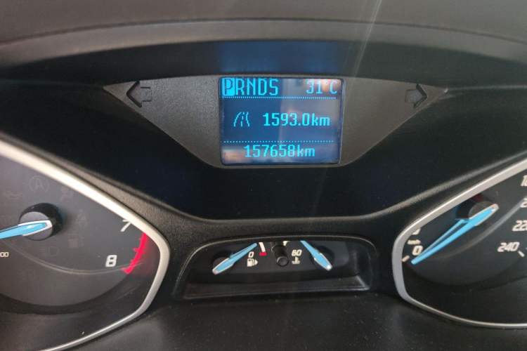 Used Ford Focus 2012 Sedan 1.6L Automatic Comfort Model Odometer Close Up
