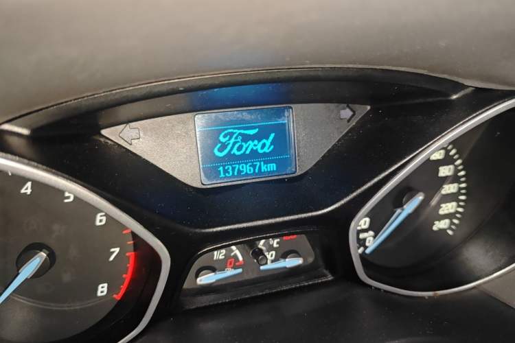 Used Ford Focus 2012 Sedan 1.6L Automatic Comfort Model Odometer Close Up