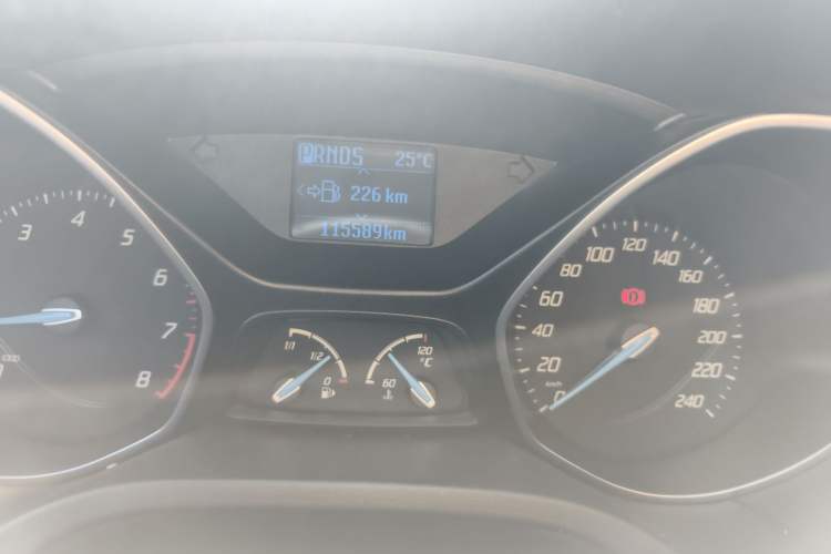 Used Ford Focus 2012 Hatchback 1.6L Automatic Fashion Edition Odometer Close Up