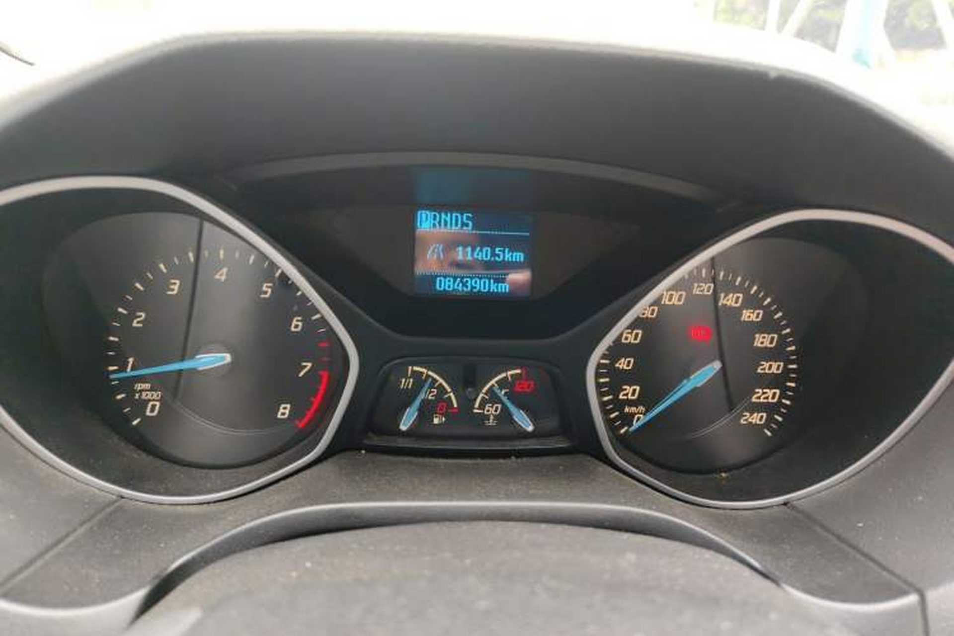 Used Ford Focus 2012 Hatchback 1.6L Automatic Comfort Model Odometer Close Up