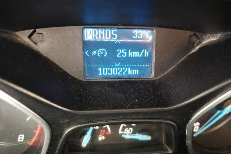 Used Ford Focus 2012 Sedan 1.6L Automatic Fashion Edition Odometer Close Up