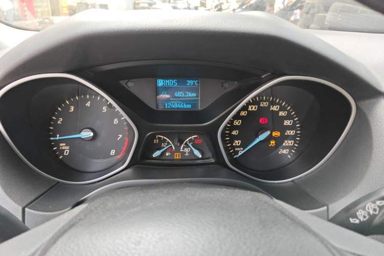 Used Ford Focus 2012 Hatchback 1.6L Automatic Comfort Model Odometer Close Up