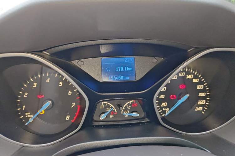 Used Ford Focus 2012 Sedan 1.6L Manual Fashion Edition Odometer Close Up