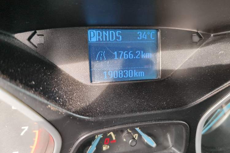 Used Ford Focus 2012 Sedan 1.6L Automatic Comfort Model Odometer Close Up