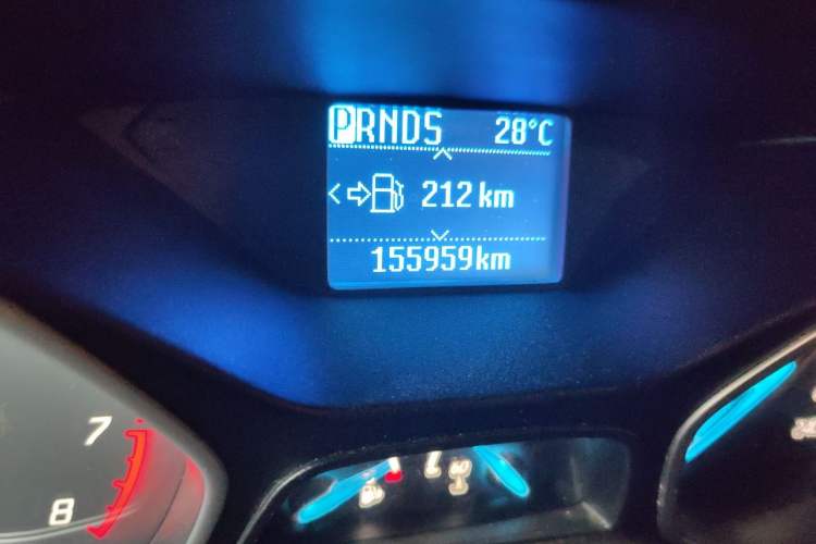 Used Ford Focus 2012 Sedan 1.6L Automatic Fashion Edition Odometer Close Up