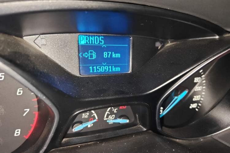 Used Ford Focus 2012 Sedan 1.6L Automatic Fashion Edition Odometer Close Up