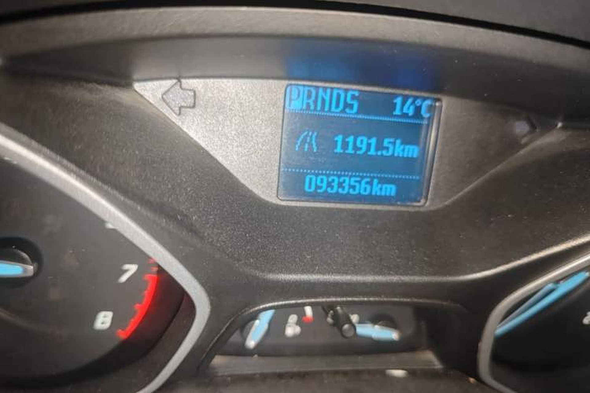 Used Ford Focus 2012 Hatchback 1.6L Automatic Comfort Model Odometer Close Up
