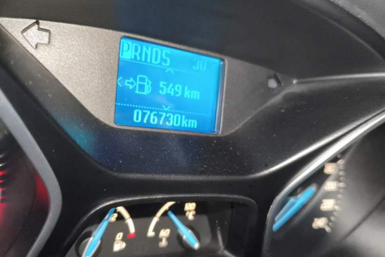Used Ford Focus 2012 Hatchback 1.6L Automatic Fashion Edition Odometer Close Up