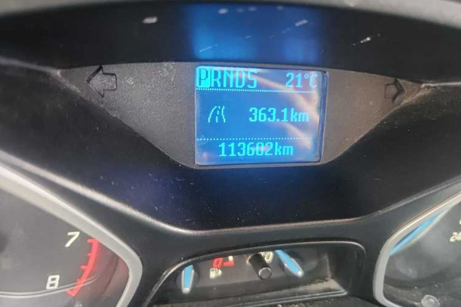 Used Ford Focus 2012 Hatchback 1.6L Automatic Comfort Model Odometer Close Up