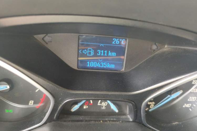 Used Ford Focus 2012 Sedan 1.6L Manual Fashion Edition Odometer Close Up