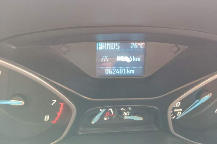 Used Ford Focus 2012 Sedan 1.6L Automatic Fashion Edition Odometer Close Up