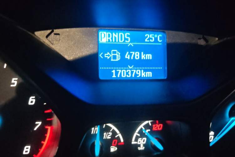 Used Ford Focus 2012 Hatchback 1.6L Automatic Fashion Edition Odometer Close Up