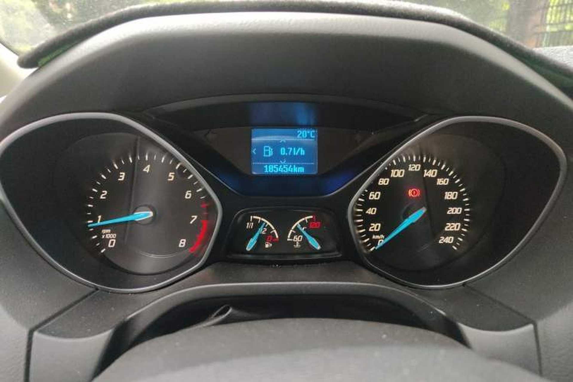 Used Ford Focus 2012 Sedan 1.6L Manual Fashion Edition Odometer Close Up