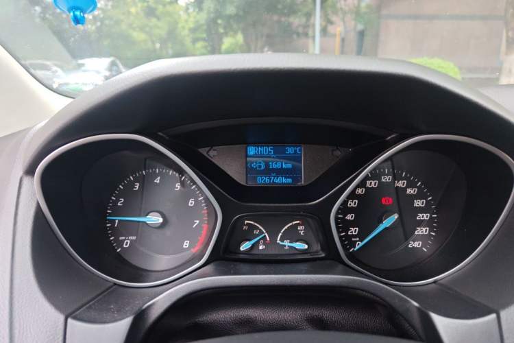 Used Ford Focus 2012 Hatchback 1.6L Automatic Comfort Model Odometer Close Up