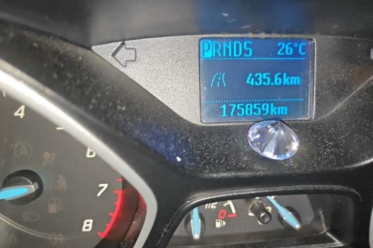 Used Ford Focus 2012 Sedan 1.6L Automatic Comfort Model Odometer Close Up