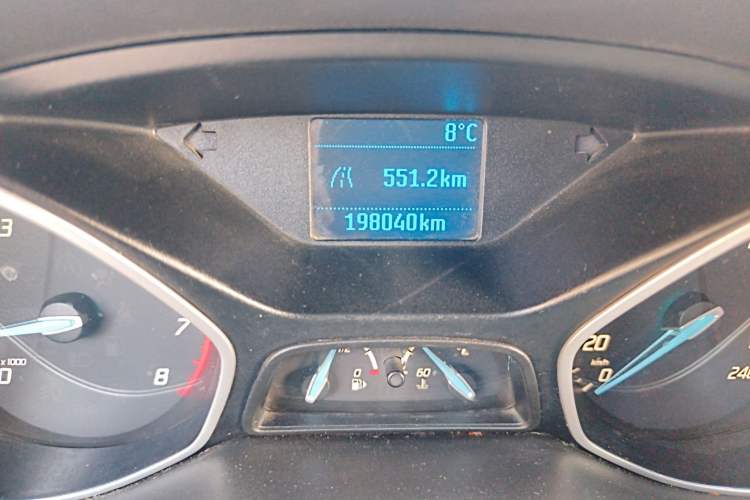 Used Ford Focus 2012 Hatchback 1.6L Manual Comfort Model Odometer Close Up