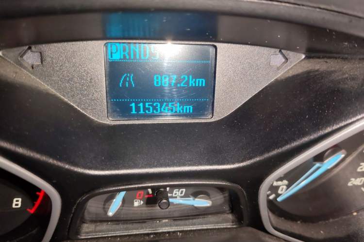 Used Ford Focus 2012 Hatchback 1.6L Automatic Comfort Model Odometer Close Up