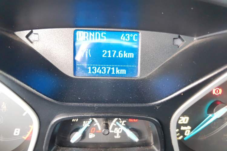 Used Ford Focus 2012 Hatchback 1.6L Automatic Comfort Model Odometer Close Up