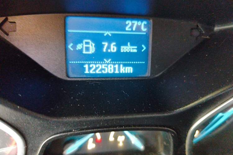 Used Ford Focus 2012 Sedan 1.6L Manual Fashion Edition Odometer Close Up