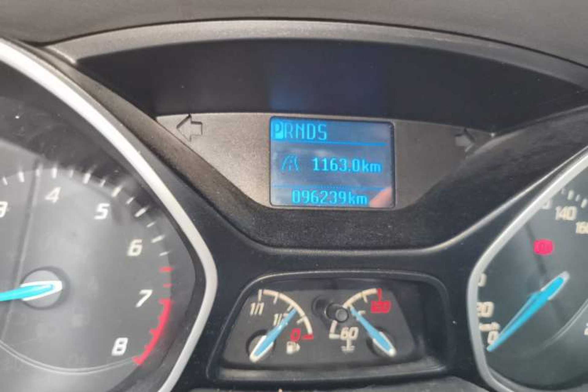 Used Ford Focus 2012 Sedan 1.6L Automatic Comfort Model Odometer Close Up