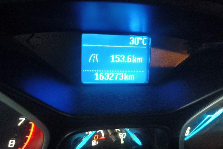 Used Ford Focus 2012 Hatchback 1.6L Manual Comfort Model Odometer Close Up