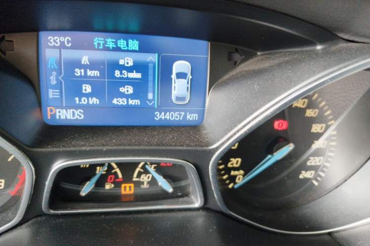 Used Ford Focus 2012 Hatchback 2.0L Automatic Luxury Sport Model Odometer Close Up
