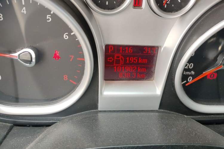 Used Ford Focus 2012 Hatchback Classic 1.8L Automatic Base Model Odometer Close Up