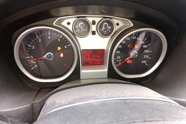 Used Ford Focus 2012 Hatchback Classic 1.8L Manual Base Model Odometer Close Up