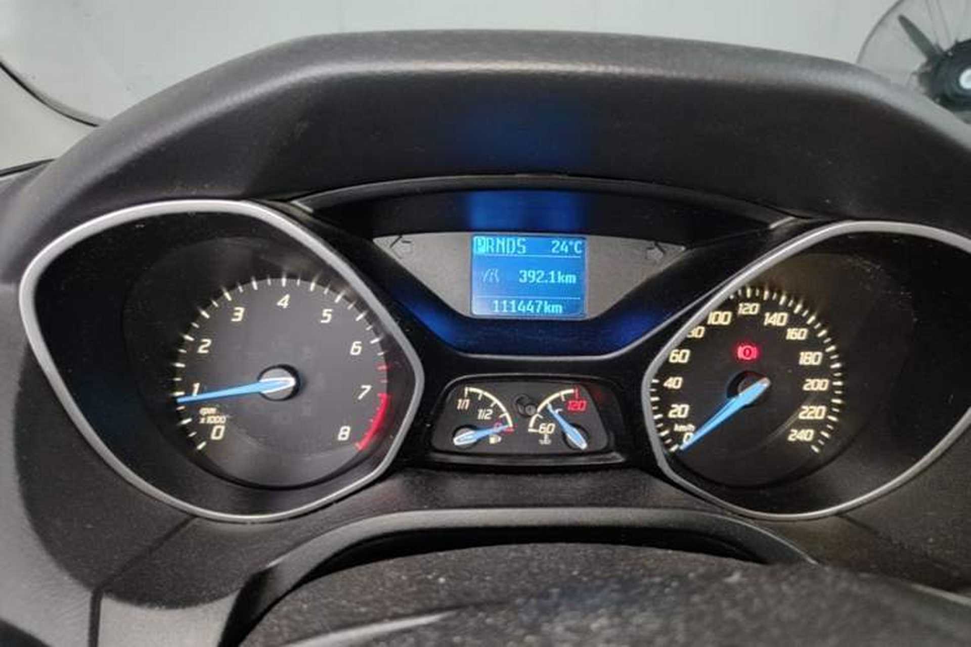 Used Ford Focus 2012 Hatchback 1.6L Automatic Comfort Model Odometer Close Up