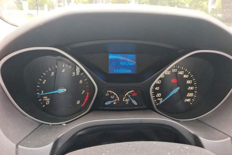 Used Ford Focus 2012 Hatchback 1.6L Automatic Comfort Model Odometer Close Up