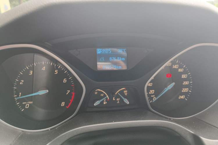 Used Ford Focus 2012 Hatchback 1.6L Automatic Comfort Model Odometer Close Up