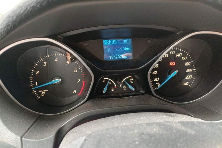 Used Ford Focus 2012 Hatchback 1.6L Automatic Comfort Model Odometer Close Up